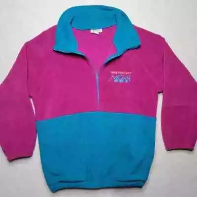 Vintage Jemco New York City Marathon Fleece Jacket Adult Size Large Multicolor • $68