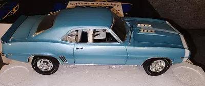 Acme Ycid 1/18 1969 Chevrolet Rs 350 Camaro Azure Turquoise A1805725ty  1 Of 160 • $159.99