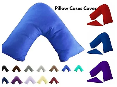 £4.29 • Buy Orthopaedic V Shaped Pillow Head Neck Back Support Free Polycotton Pillow Case