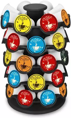 40 Keurig K Cup Holder Coffee Pod Carousel Stand Storage Organizer Display Black • $21.79