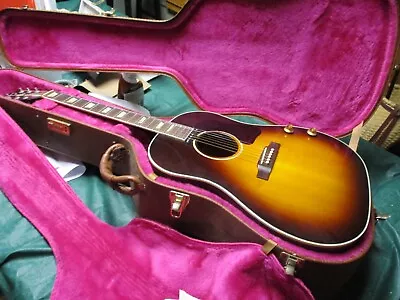 Gibson J-160E Vintage Acoustic Guitar W/case # 91001023 • $510