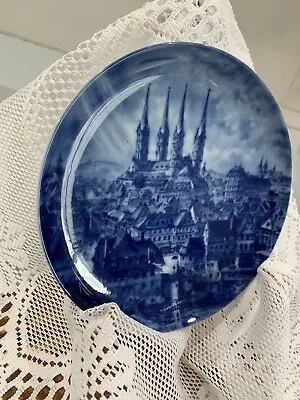 KAISER Plate Blue & White Bamberg 1974 Collectible Auflage Decorative W Germany • $24.77