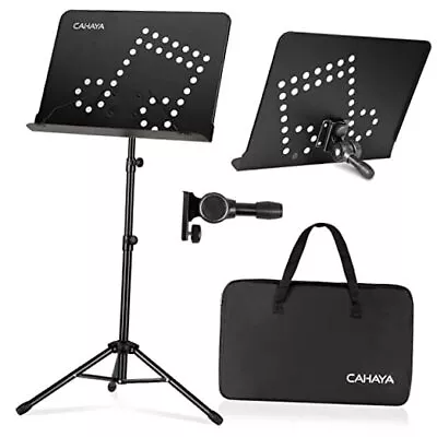  Sheet Music Stand: Music Stand With Carrying Bag Foldable Tripod Note Pattern • $33.65