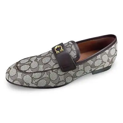 New Coach Men's Shoes CEO Signature Jacquard Loafer • $109.90