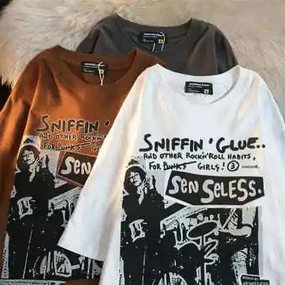 Gothic Fairy Grunge Women Men Vintage Tshirt Short Sleeved T-shirt Y2k Goth Top • $16.40