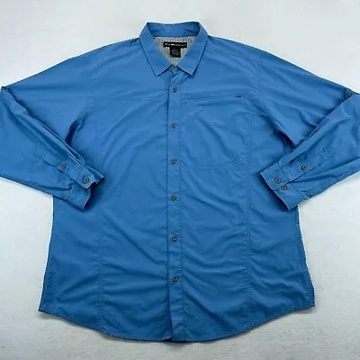 Exofficio Button Up Shirt 2XL XXL Men's Vented Shirt Long Sleeve Outdoor • $18.99