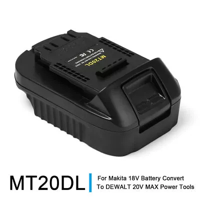 Portable Battery Adapter For Makita 18V Battery Convert To DEWALT Power Tools • $26.59