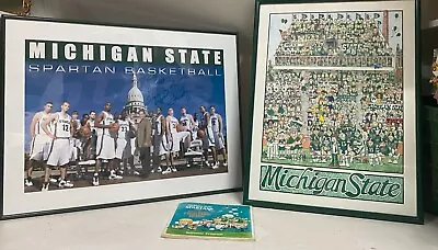  Tom Izzo Signed Team Photo & Michigan State Memorabilia Package • $90