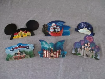 2004 Disney Magic Kingdom Theme Park Game 6 Attraction Pieces Replacement Parts • $12.99