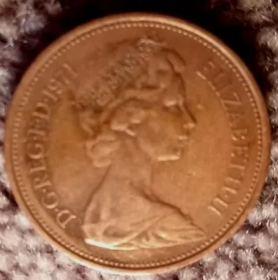 2 New Pence 1971 Coin. Queen Elizabeth II This Is The Rare Considered Error Coin • $4999