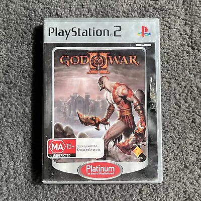 God Of War 2 PS2 Platinum PAL NO MANUAL PlayStation 2 • $14.99