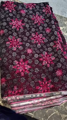 Beautiful 2 Toned Micro Velvet Dress Fabric (Unstitched) • £9.99