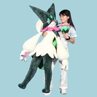 1:1 Meowscarada Plush Doll Stuffed Toy Anime Giant Cosplay Plushie Pillow Gift • $78.98