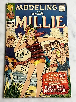 Modeling With Millie #50 NICE Silver-Age Gem! (Marvel 1966) • $11.25