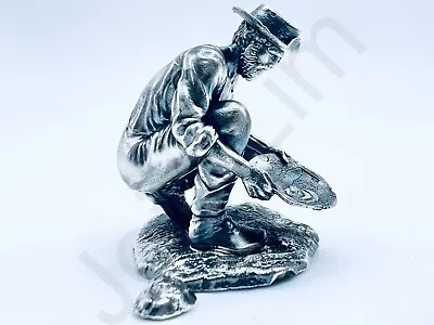 * 3 Oz Hand Poured Silver Bar .999 Fine Prospector Cast Ingot Art Bullion Statue • $292.50