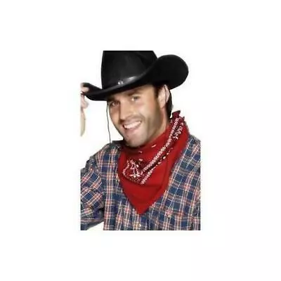 Cowboy & Indian Western Red Bandanna Scarf Fancy Dress Pack Of 12 • £15.09