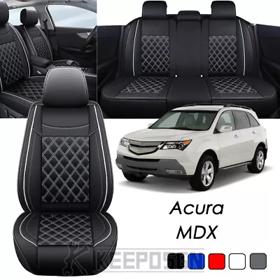 For Acura MDX SUV Car Seat Covers Full Set Leather Front 5/2 Seater Waterproof • $89.99