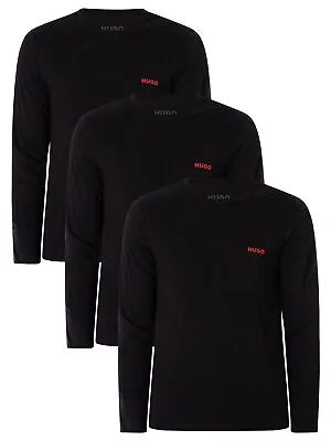 HUGO Men's 3 Pack Lounge T-Shirts Black • $91.25