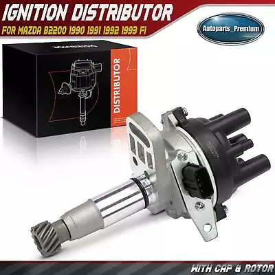 New Ignition Distributor With Cap & Rotor For Mazda B2200 1990 1991 1992 1993 FI • $89.99