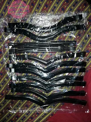 $14 • Buy  English Padded Bridle Brow Band Blanks Empty Channel U,V,Straight  Wholesale Uk