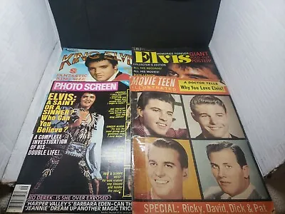 Lot Of 4 Vintage Elvis Magazines With Free CD • $82.22
