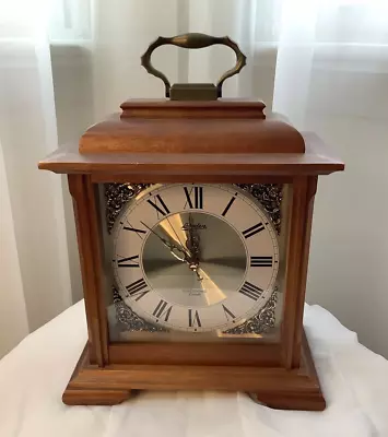 Vintage Linden Electronic Strike Chime Mantle Desk Clock Model 7011 • $75