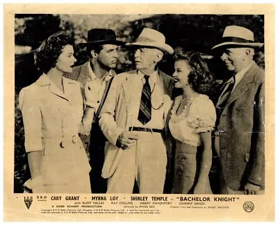 Bachelor And The Bobby Soxer 1947 Lobby Card Cary Grant Shirley Temple Myrna Loy • $29.99