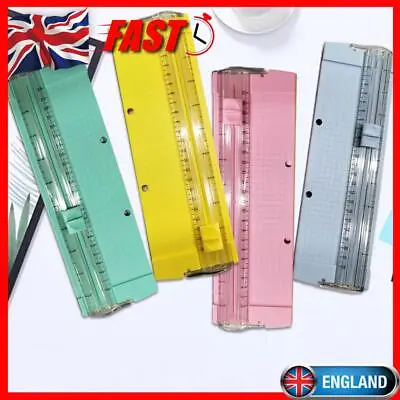A5 Photo Paper Cutter Safety Portable Guillotine Non-slip Office Home Stationery • £6.39
