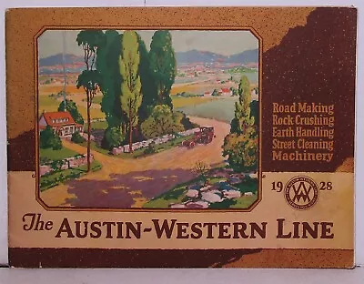 1928 Austin-Western Road Machinery Catalog • $74.95