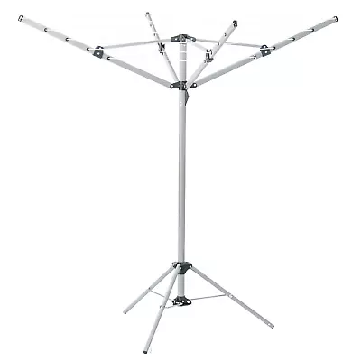 £27.95 • Buy Kct 4 Arm Portable Rotary Airer Indoor Clothes Washing Line Free Standing Rack