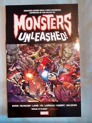 MONSTERS UNLEASHED- Baldeon Yu Land McNivven Kubert Bunn '17 1st PB Print • $14.99