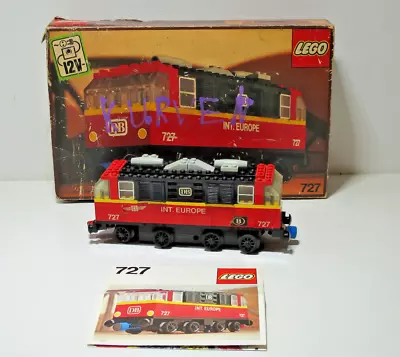 £126.74 • Buy (AH 7) LEGO 727 Locomotive Railroad 12-Volt Original Packaging & BA Complete Collection Video