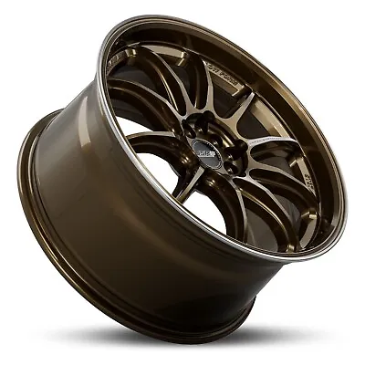 Jdm Wheels 19  Jsr St37 Dark Bronze Machined Lip 19x9.5 +40 5x100 - 5x114.3 Rims • $1599