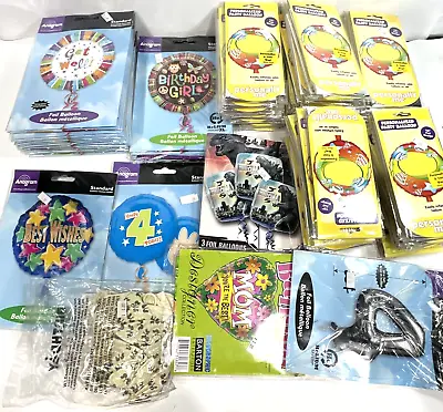 Foil Balloons Mixed Variety Lot (75 Total Pieces) • $64.99