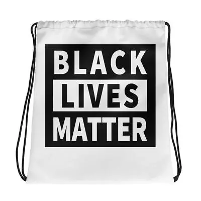 BLM Drawstring Black Lives Matter Bag • $20