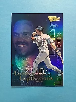 Mike Piazza 2000 Upper Deck Ultimate Victory Lasting Impressions Card # L2 H2630 • $1.59