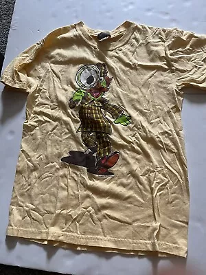 The Muppets 2008 Mighty Fine T-Shirt Yellow  Size Small Sherlock Hemlock • $19.99