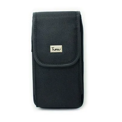 Vertical Canvas Case Pouch Holster W/ Belt Loop & Clip  4.05 X 2.08 X 0.47 Inch • $6.40