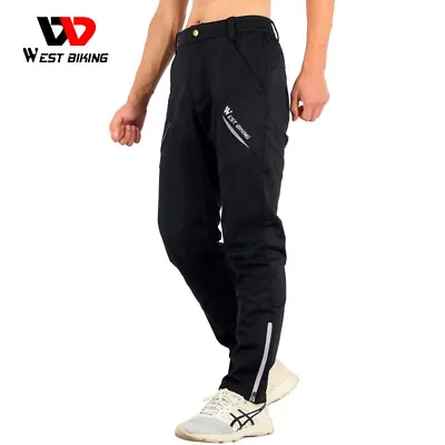 WEST BKING Men Winter Cycling Sports Pants Thermal Reflective Trousers Size L • $38.69