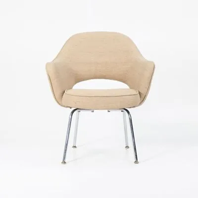 1960s Eero Saarinen For Knoll International Executive Armchair Light Tan Fabric • £884.71