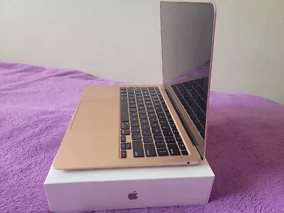 Apple Macbook Air 13.3  Laptop M1 Chip 8GB 256GB SSD Gold MGND3LL/A 2020 Model • $529.99