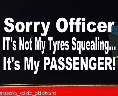 $6.90 • Buy Funny Aussie 4x4 Ute Car Stickers TYRES SQUEAL For BNS JDM Custom Accessories
