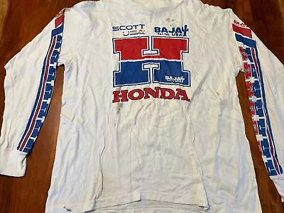 Vintage Baja Racing USA Honda Motocross Jersey • $65