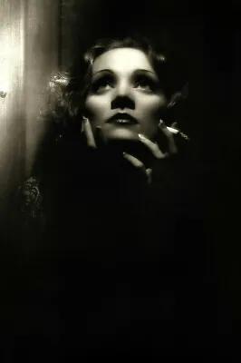 Marlene Dietrich In Shanghai Express Dramatic B/w Moody Portrait 18x24 Poster • $24.99