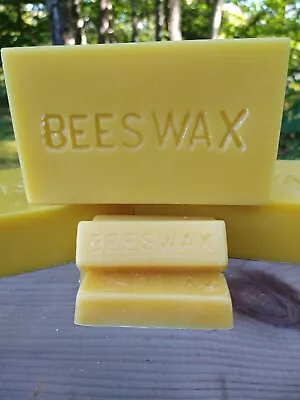 100% Beeswax Block/bar Hand Poured In Vermont • $6.79