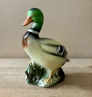 Vintage Mallard Duck Ceramic Figurine Made In Japan • $13