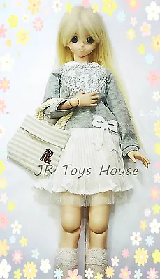 1/3 BJD Dolls Morigirl Dress Set B Grey Fit Volks Super Dollfie Dream BJD DD • $76.44