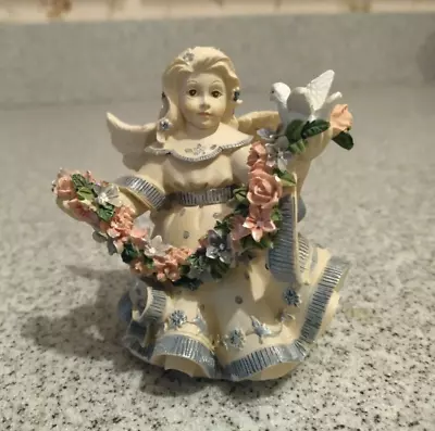 Sarah’s Angels Figurine Cheryl W/ Dove Little Bit Of Heaven 2001 #00208 • $8