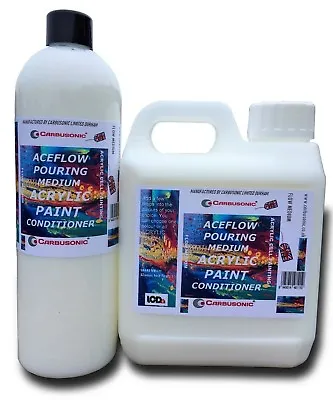 Paint Conditioner Acrylic Pour Flow Control Paint Levelling Agent Water Based   • £64.99