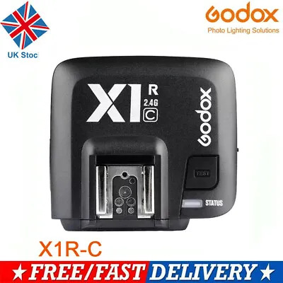 UK Godox X1R-C 2.4G E-TTL II Wireless Receiver Trigger F Canon Camera Speedlite • £30